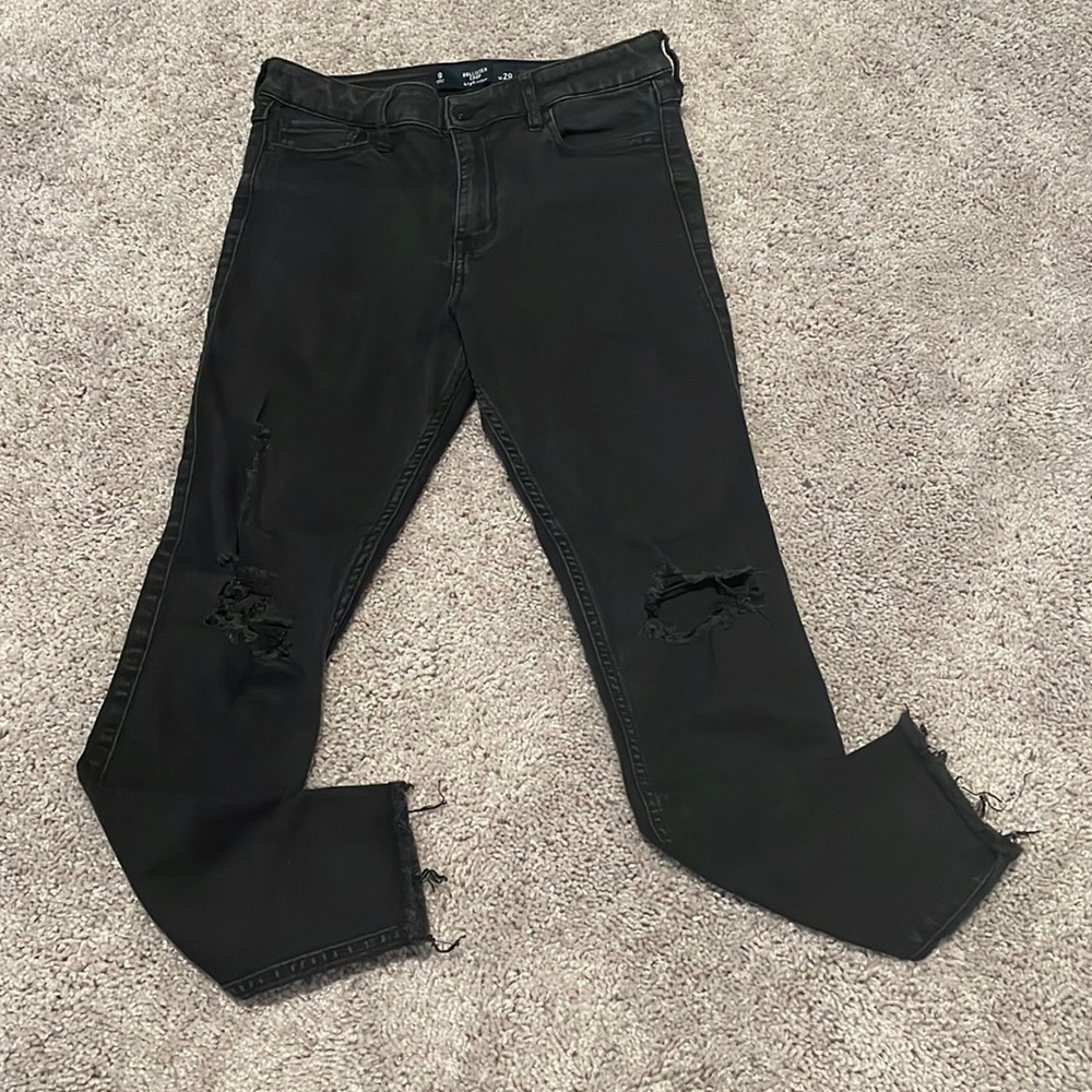 Hollister crop high-rise jeans